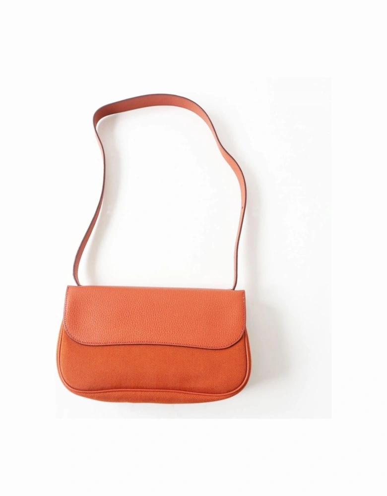 Vintage Vache Liege Chevron Leather Shoulder Bag
