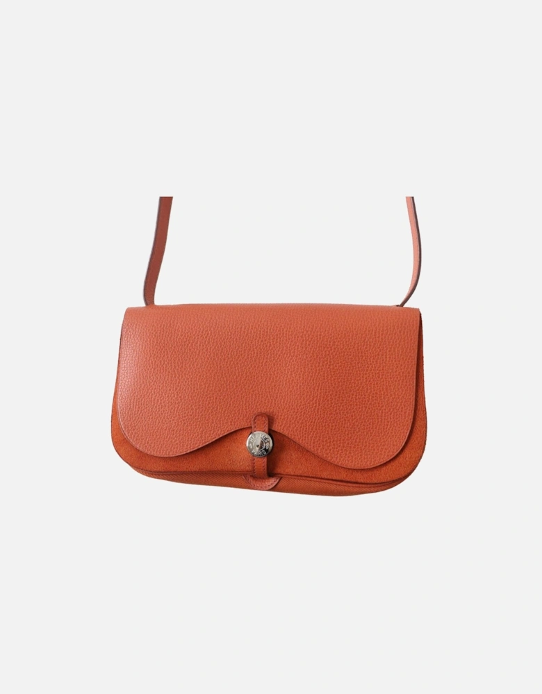 Vintage Vache Liege Chevron Leather Shoulder Bag