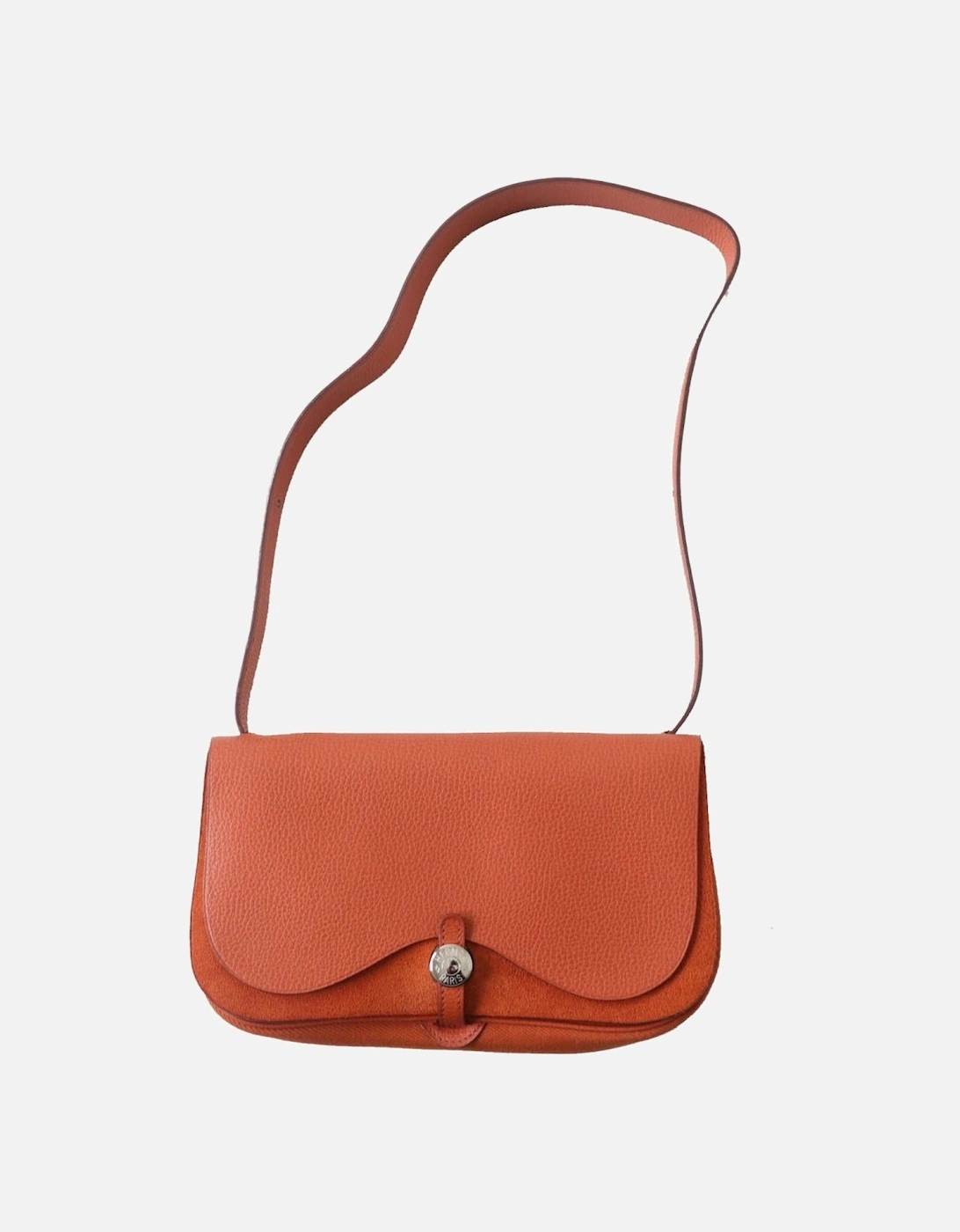 Vintage Vache Liege Chevron Leather Shoulder Bag