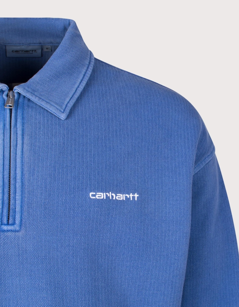 Piqué Script Sweatshirt