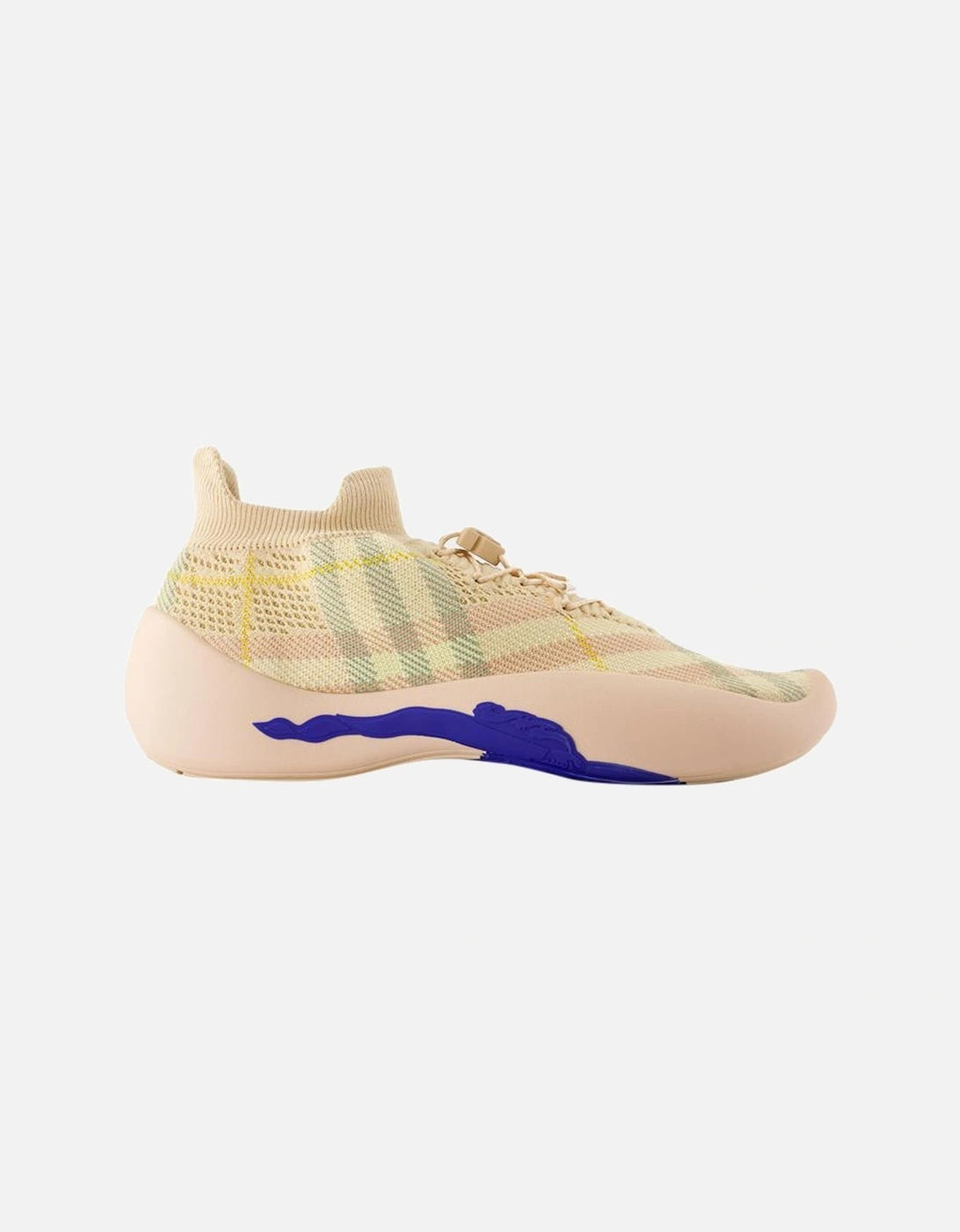 Knitted Plaid Sneakers Casual Design, 4 of 3