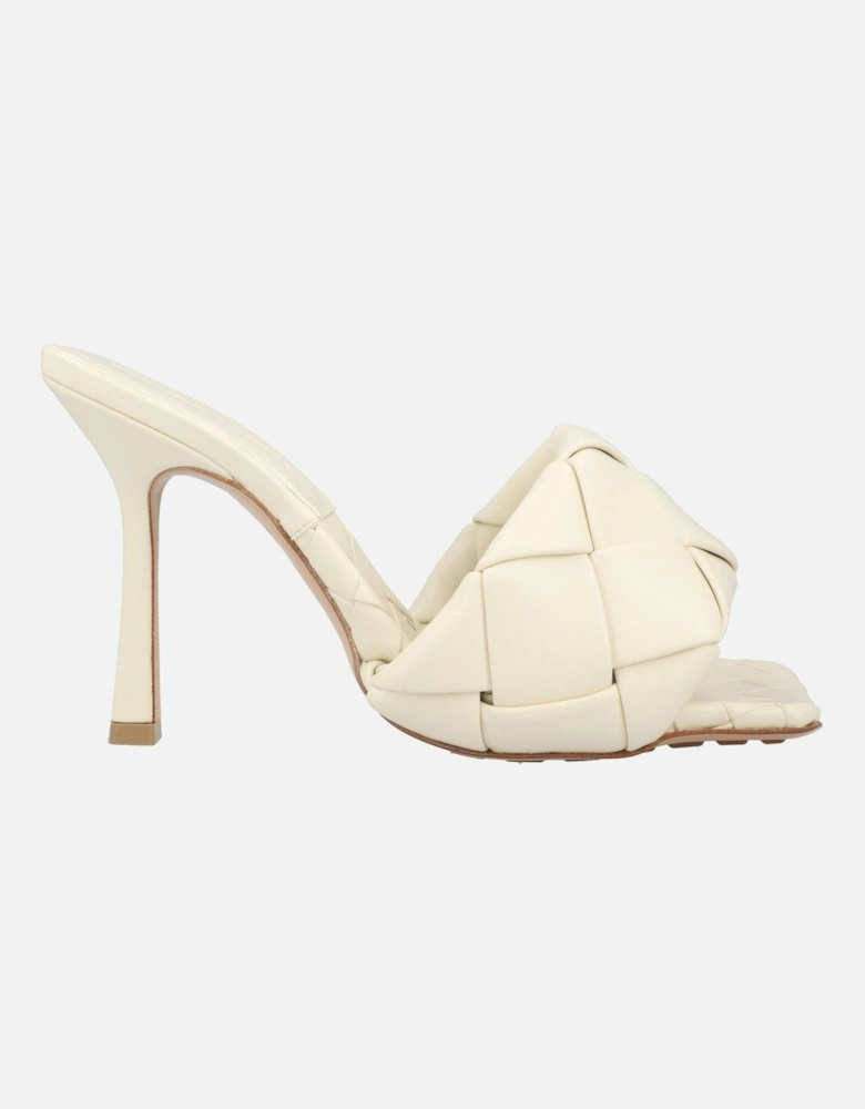 Intrecciato Leather Mules with Rubber-Injected Outsole