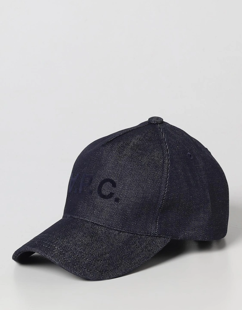 Denim Baseball Cap Embroidered Logo