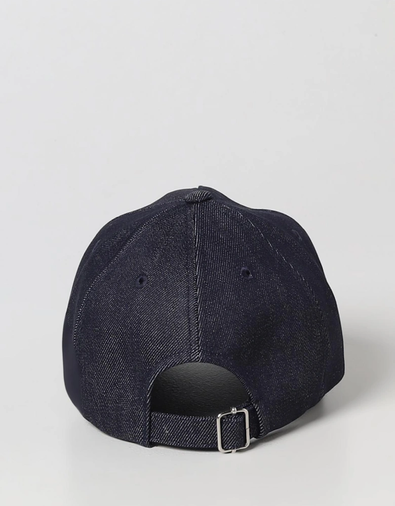 Denim Baseball Cap Embroidered Logo