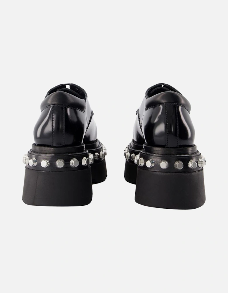 Platform Oxford Studded Shoes