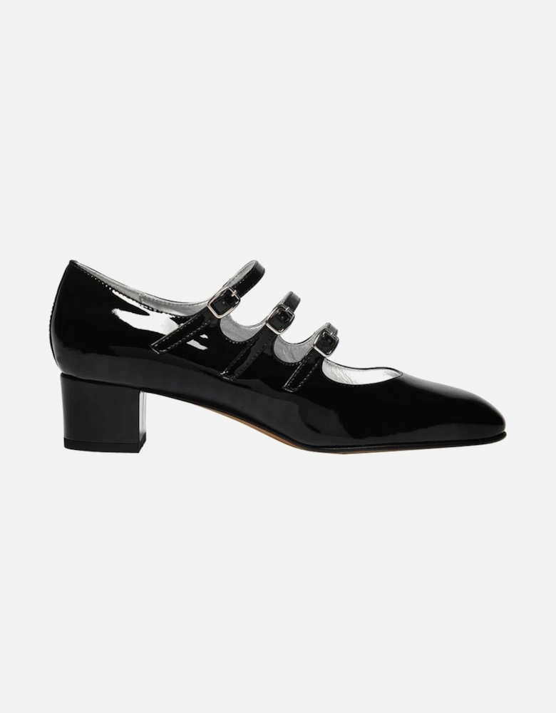 Triple Strap Patent Leather Heels