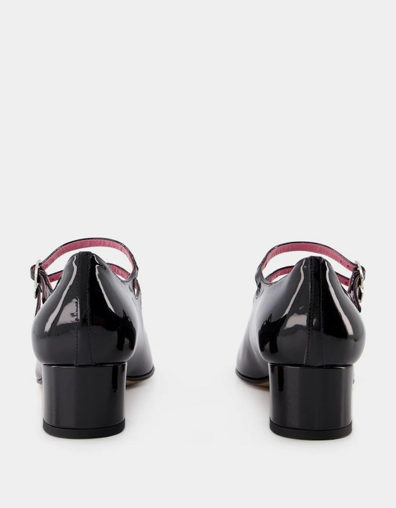 Triple Strap Patent Leather Heels