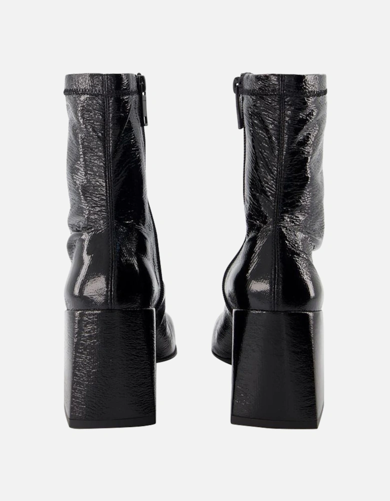 Patent Leather Ankle Boots