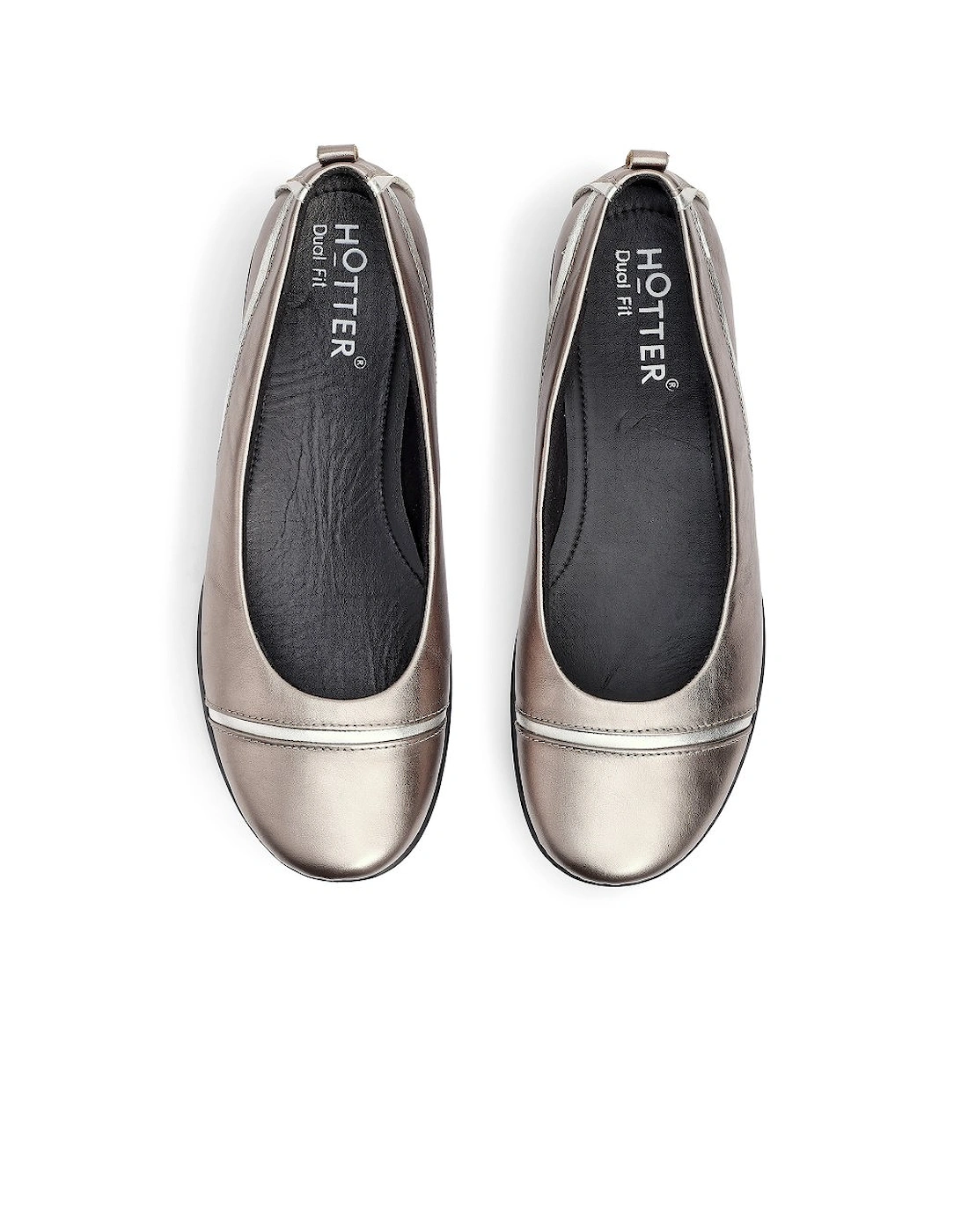 Wren Womens Wide Fit Ballet Pumps