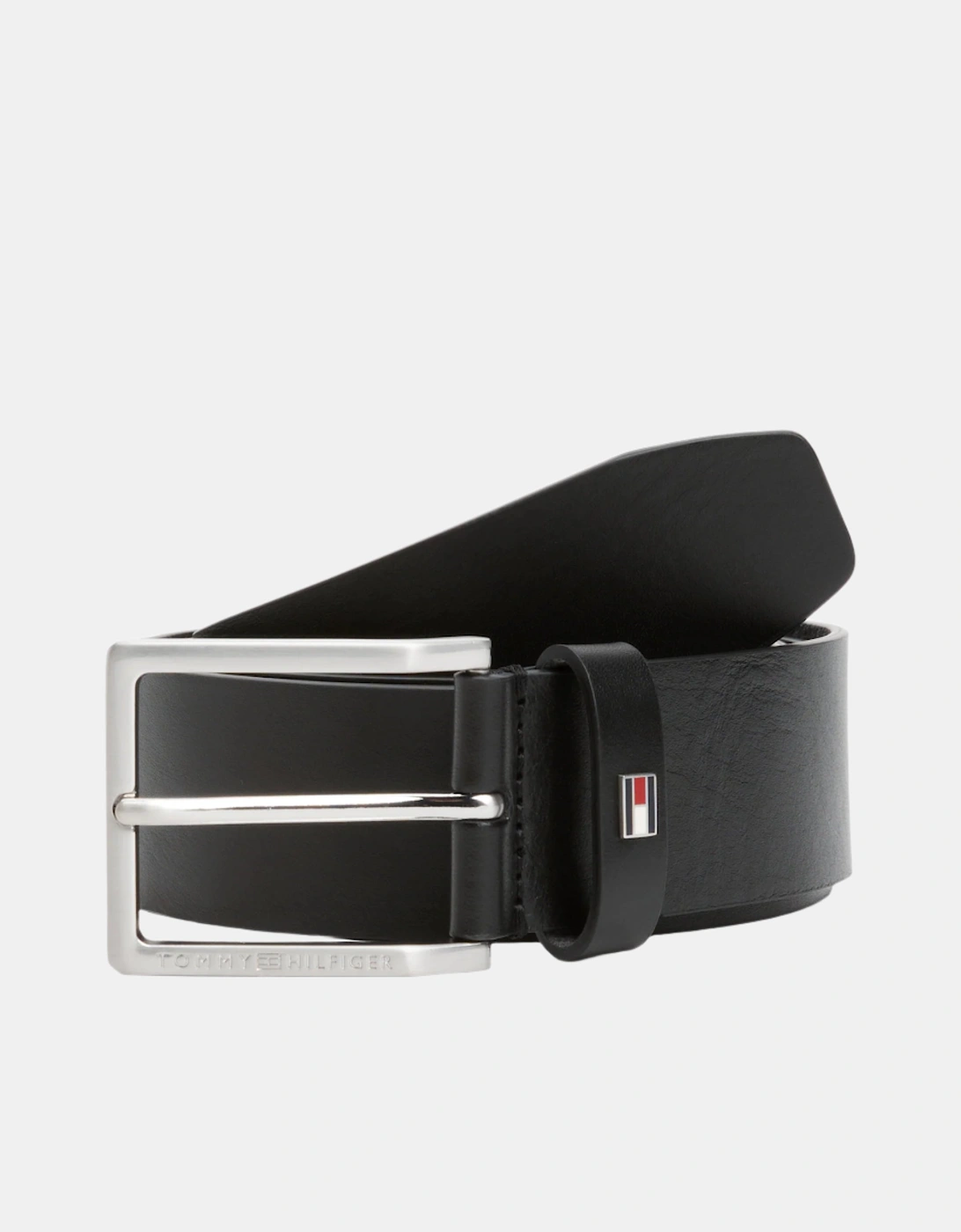 Adan Tonal Square Buckle Mens Leather Belt - Black, 5 of 4