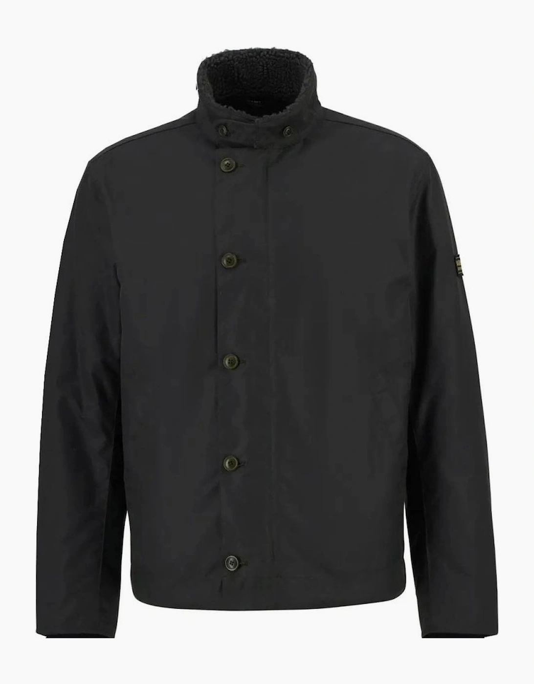 Men's Barbour International Men's Mayburn Black Wax Jacket - Size: 38/Regular