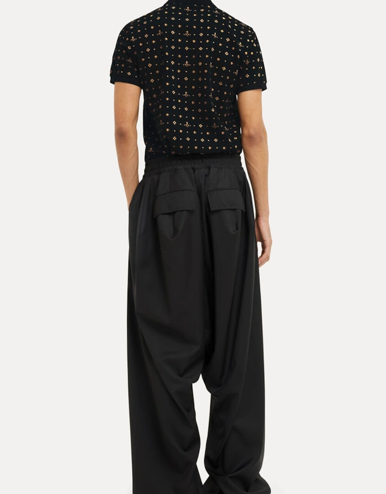 Jacquard Polo Black