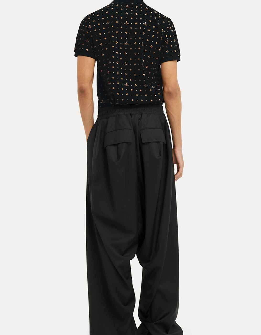 Jacquard Polo Black