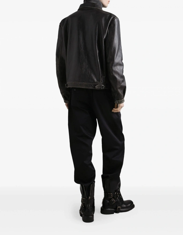 TURTLE NECK LOGO SWEATER