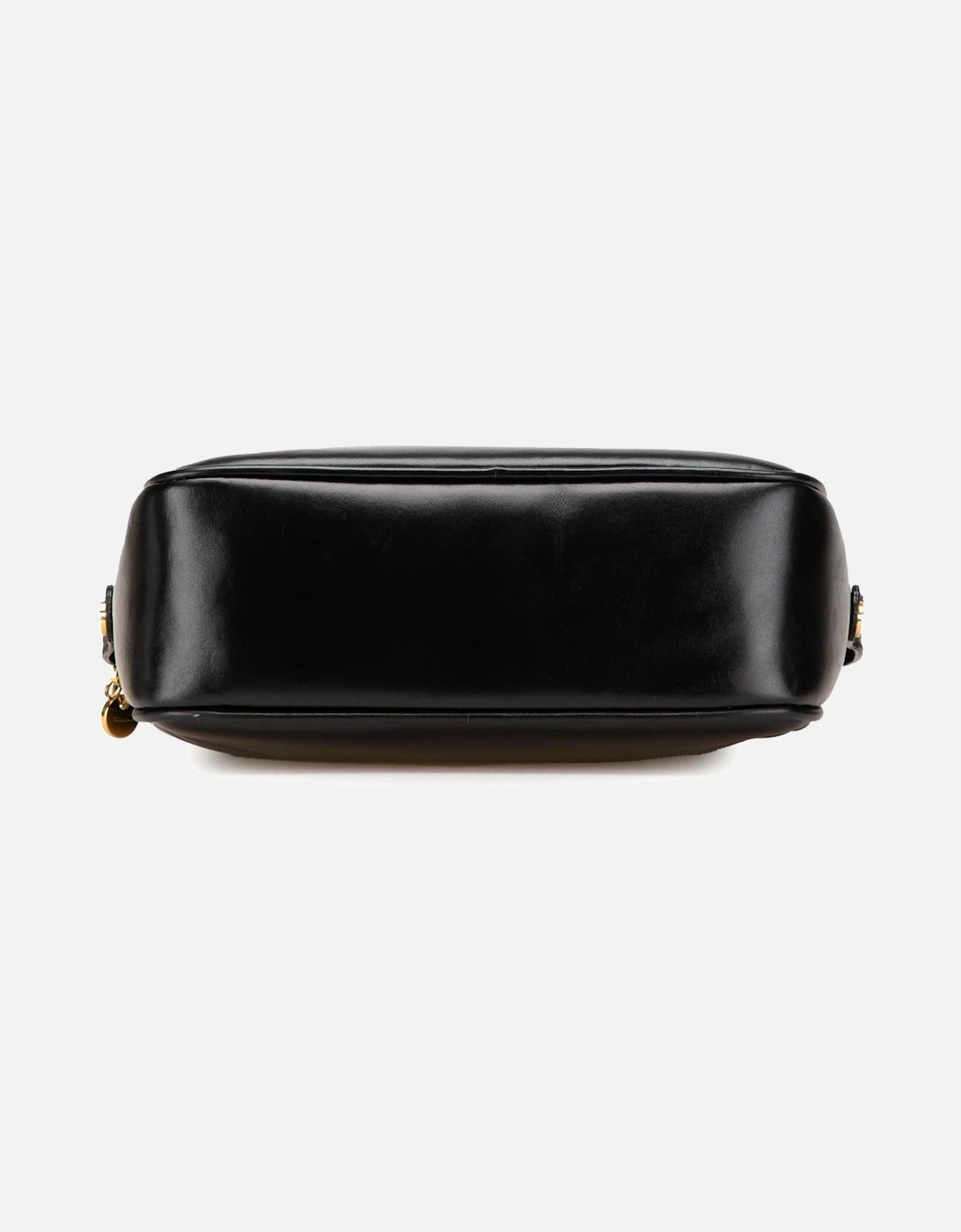 Leather Crossbody Bag with Adjustable Strap and Exterior Slip Pocket