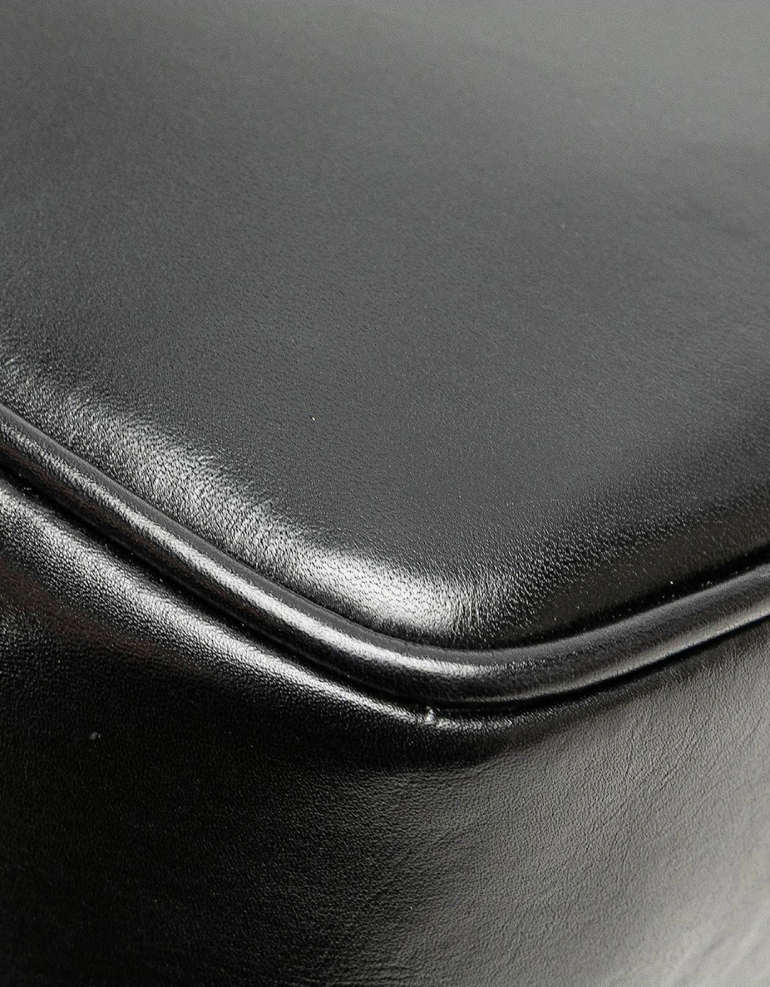Leather Crossbody Bag with Adjustable Strap and Exterior Slip Pocket