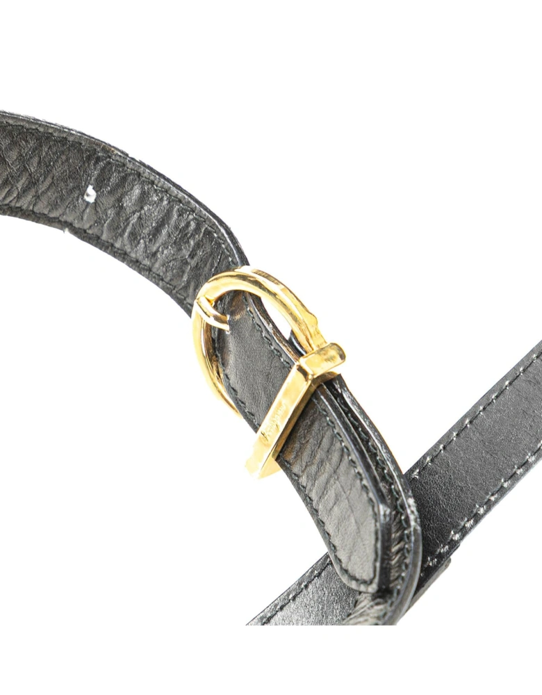 Leather Crossbody Bag with Adjustable Strap and Exterior Slip Pocket
