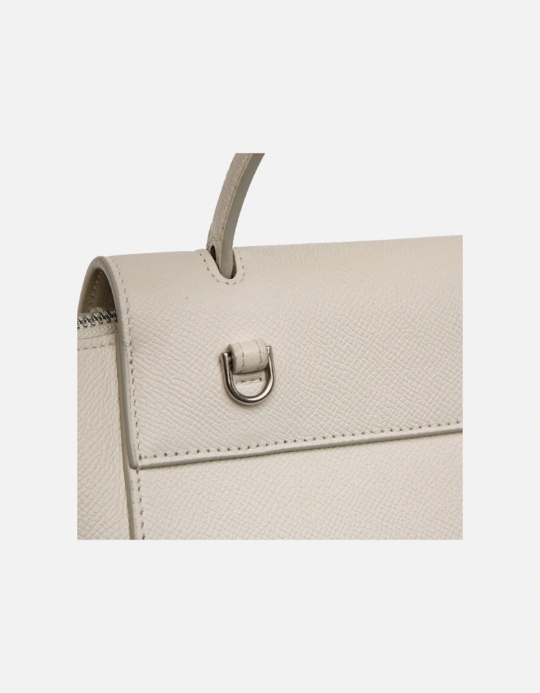 Nano Grained Calfskin Belt Bag with Detachable Strap and Magnetic Closure