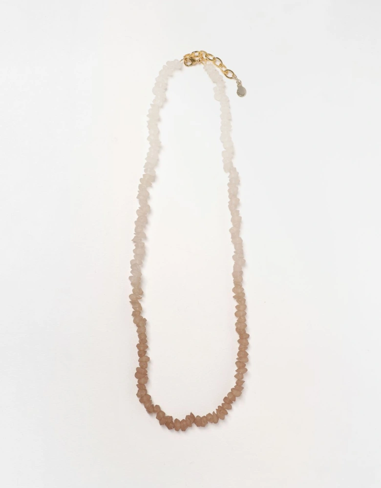 Ombre Glass Bead Necklace