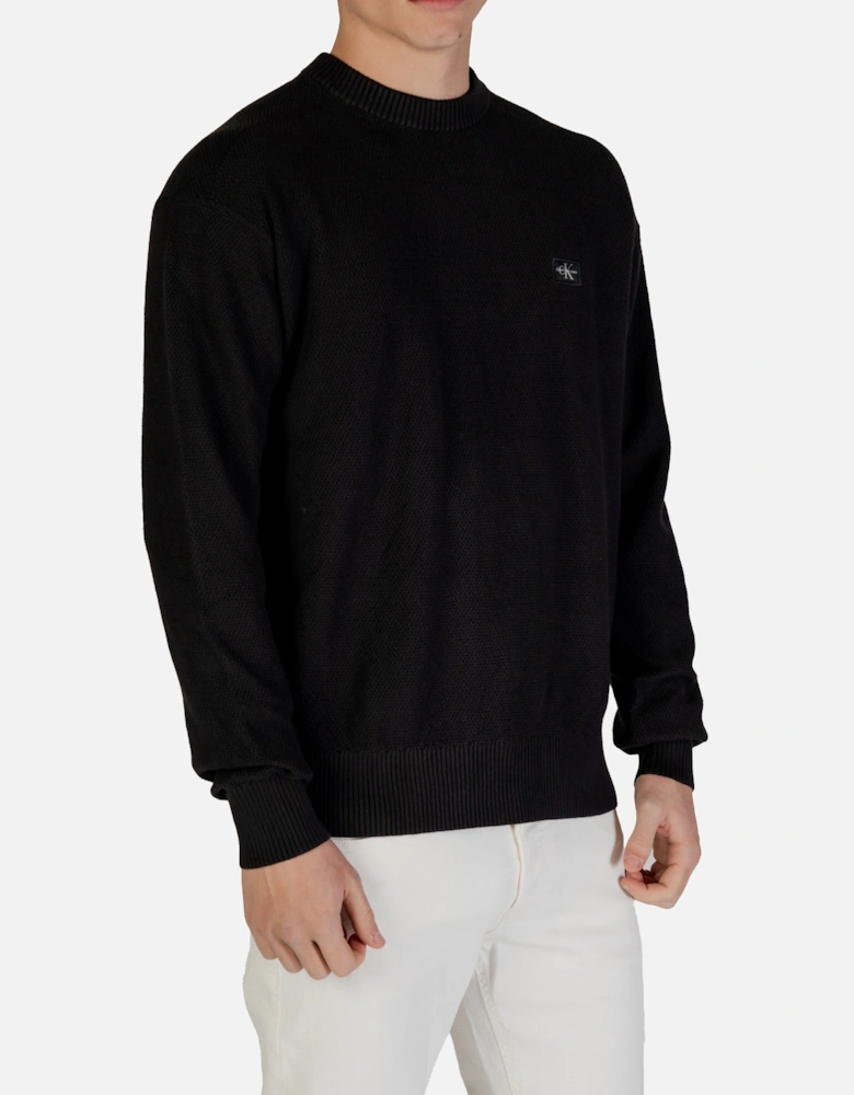 Printed Long Sleeve Round Neck Knitwear