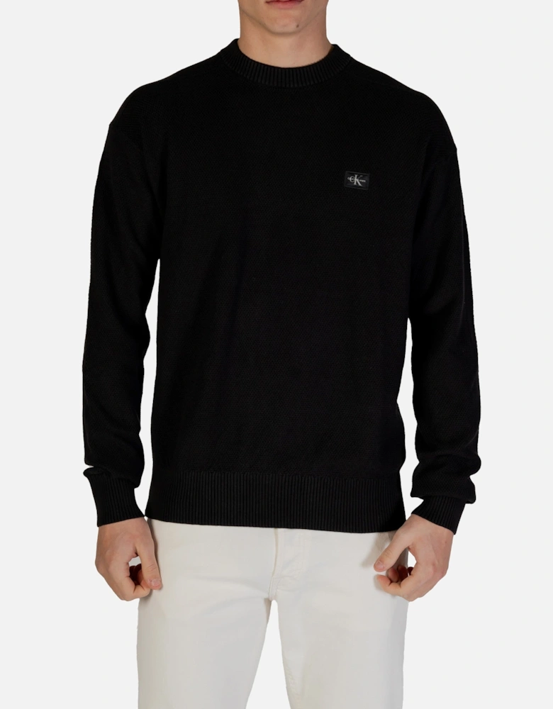 Printed Long Sleeve Round Neck Knitwear
