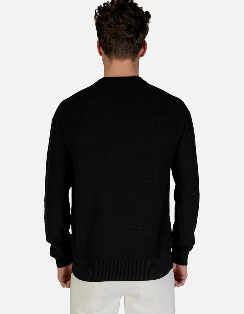 Printed Long Sleeve Round Neck Knitwear