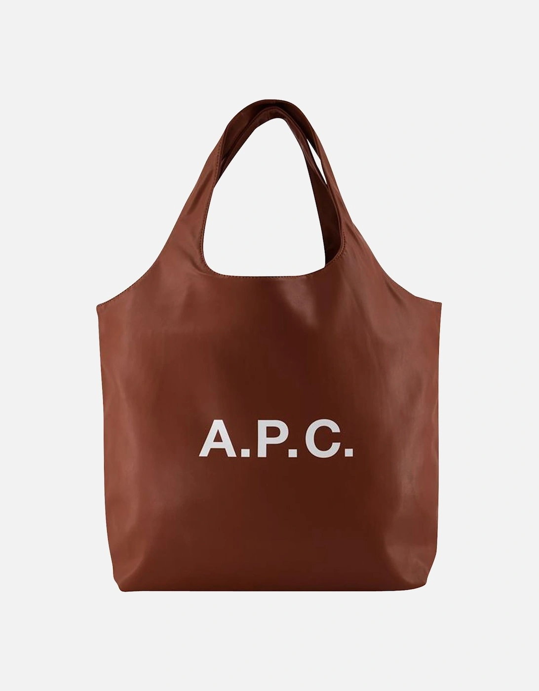Oversized Synthetic Leather Tote Bag, 4 of 3