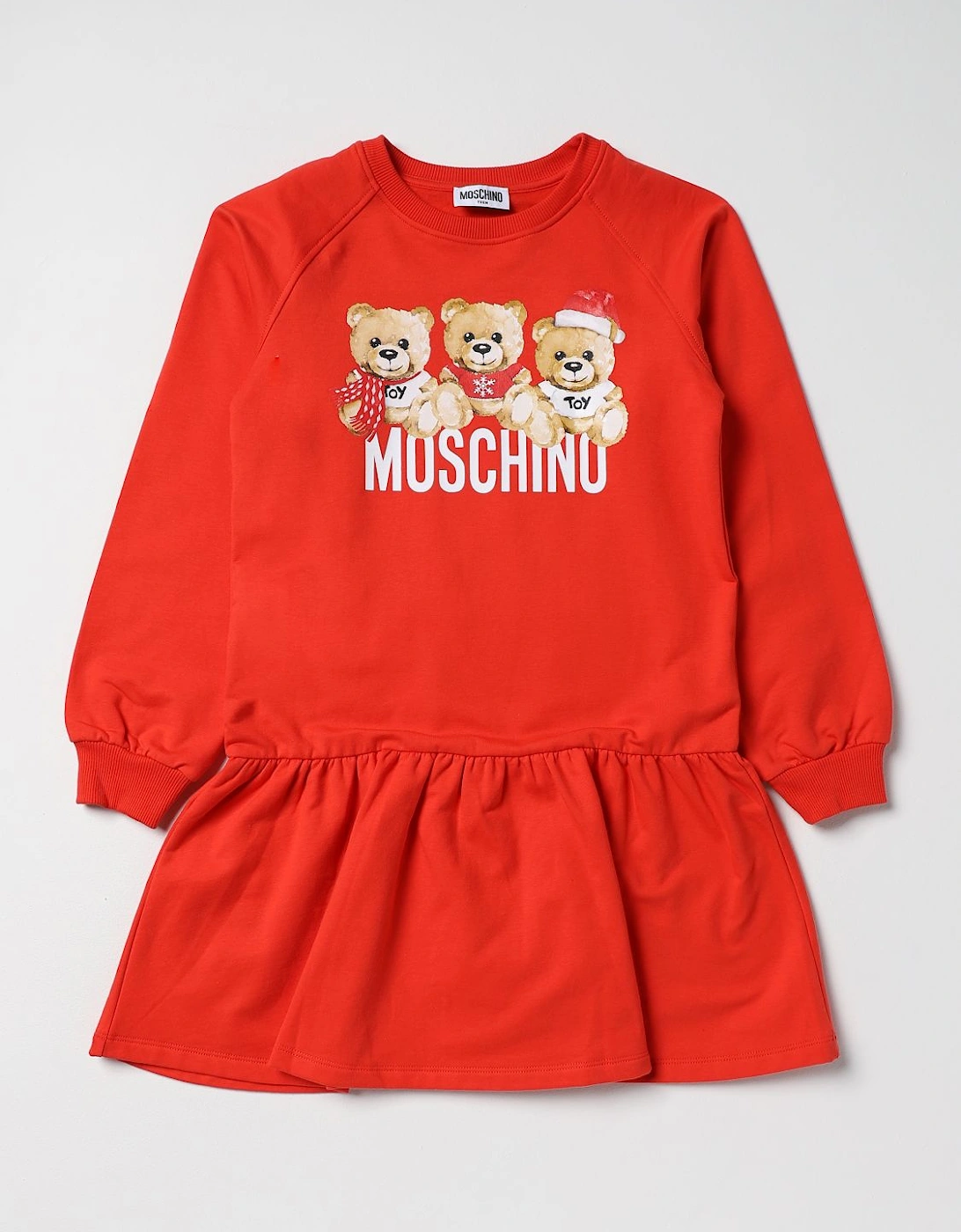 Kids Christmas Teddy Bear Dress, 3 of 2