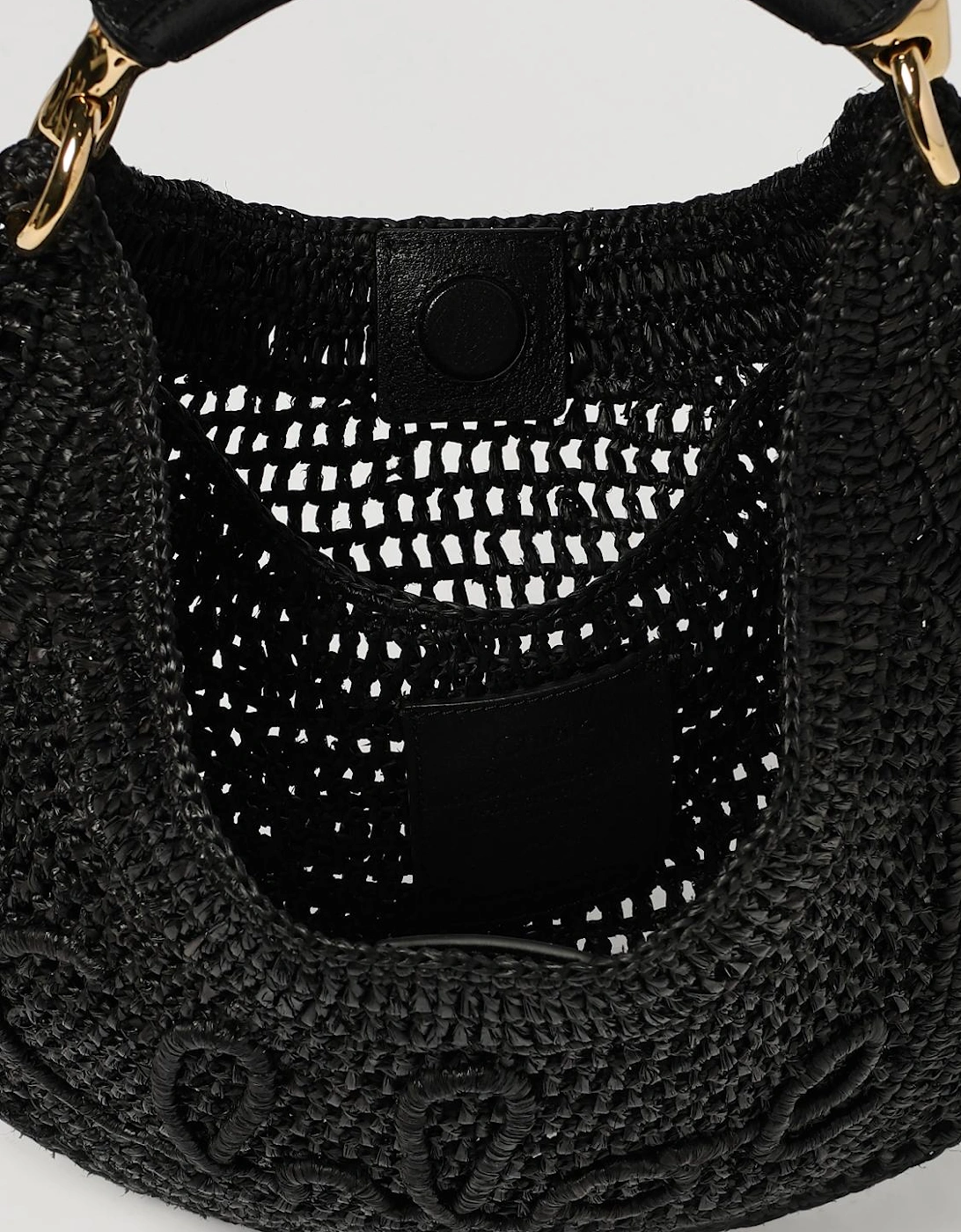 Woody Small Raffia Shoulder Bag