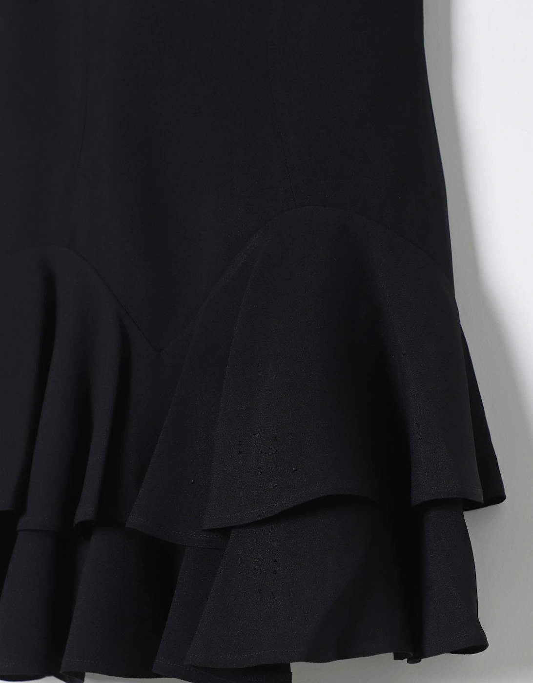 Tiered Ruffle Hem Sleeveless Dress