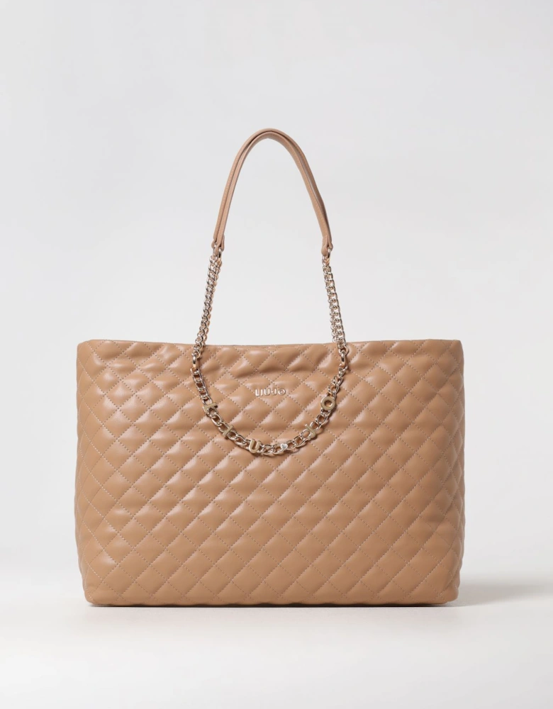 Quilted Tote Chain Strap Bag