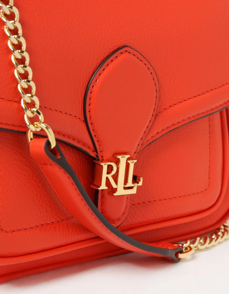 Pebbled Leather Camera Bag Chain Strap