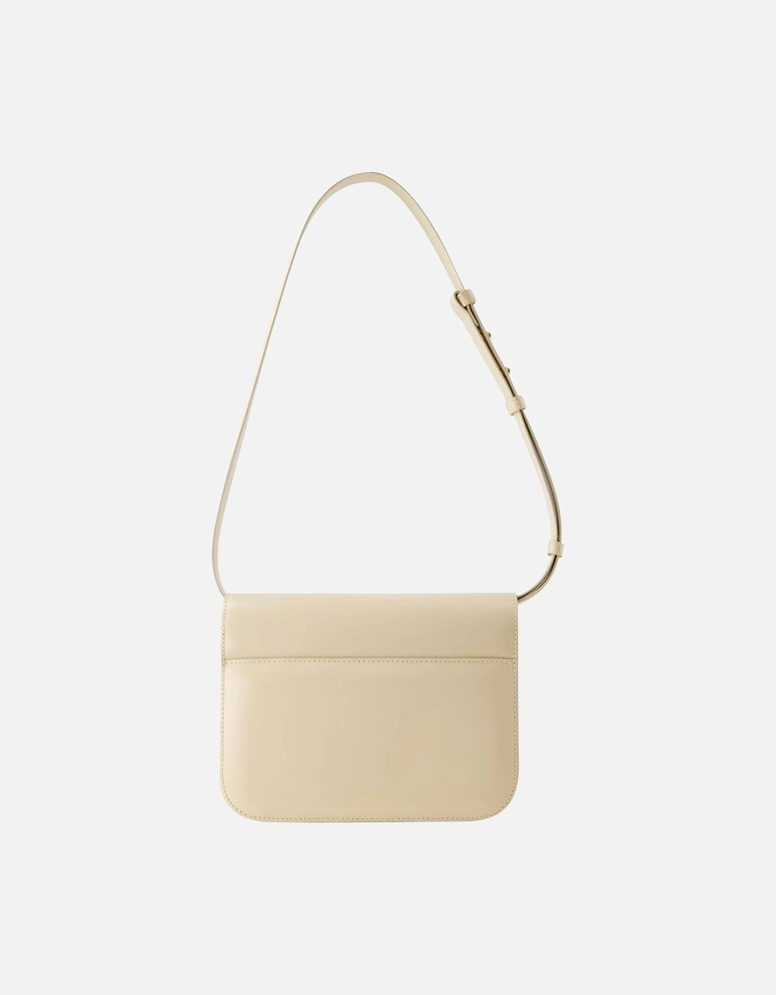 Smooth Leather Small Crossbody Bag with Magnetic Clasp