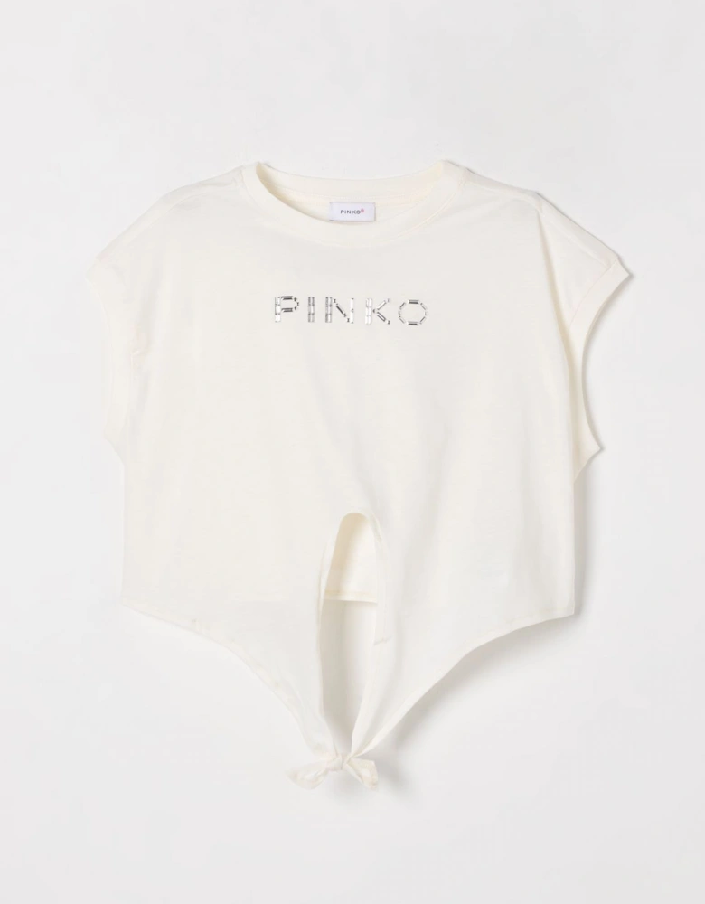 TieFront Embroidered Top
