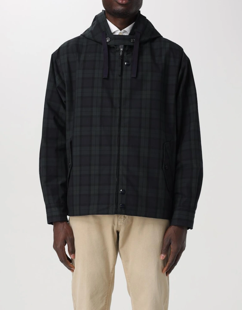 Hooded Plaid Jacket