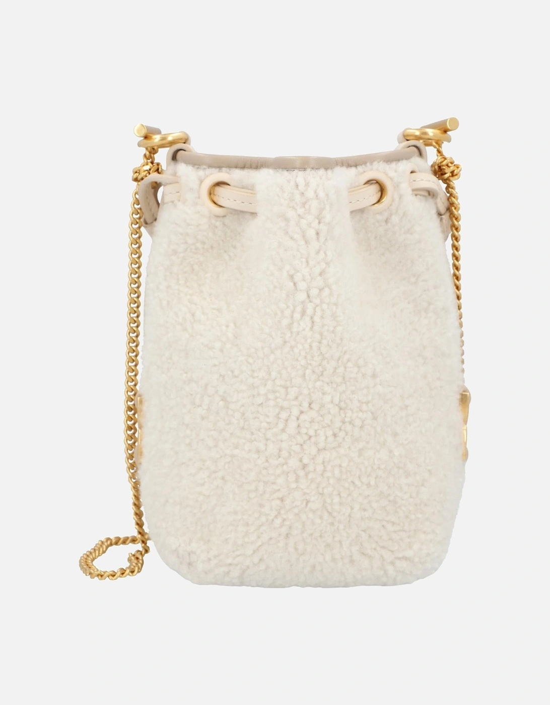 Mini Edith Shearling Bucket Bag, 5 of 4