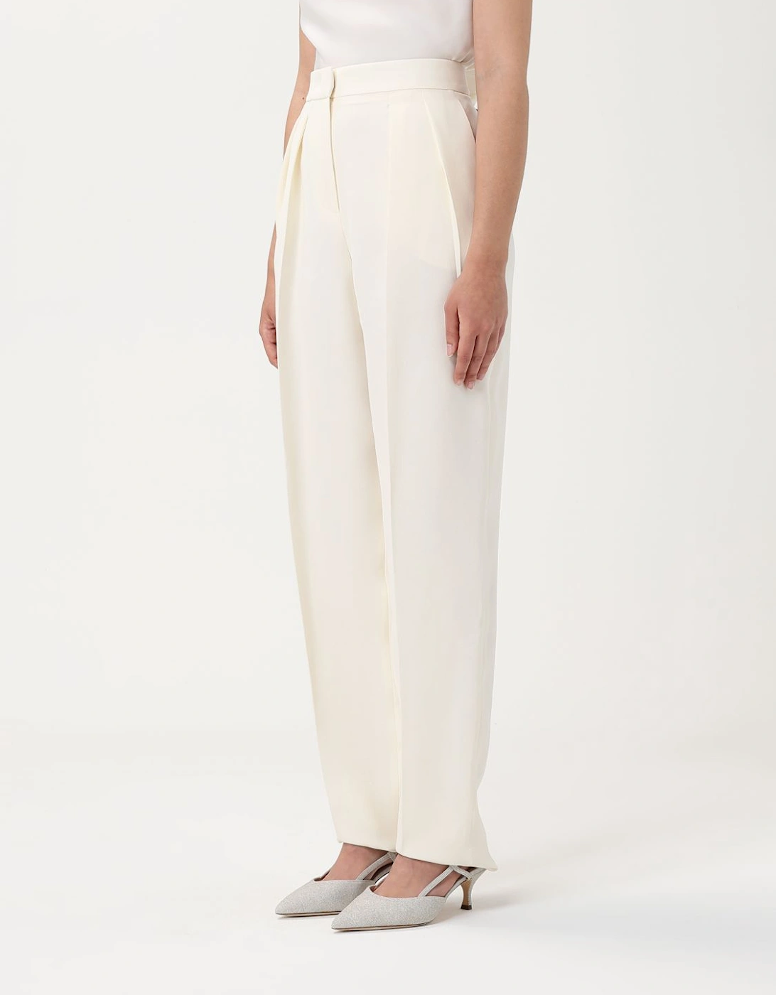 Pleated Wool Trousers