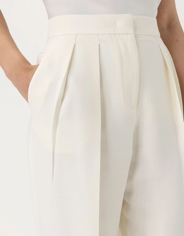 Pleated Wool Trousers
