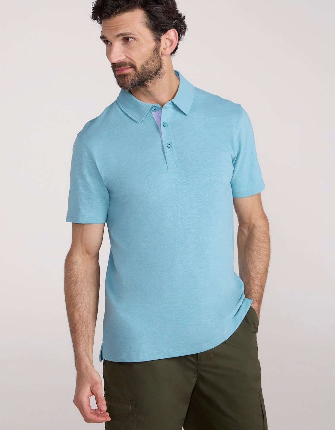 Mens Hasst II Organic Polo Shirt, 2 of 1