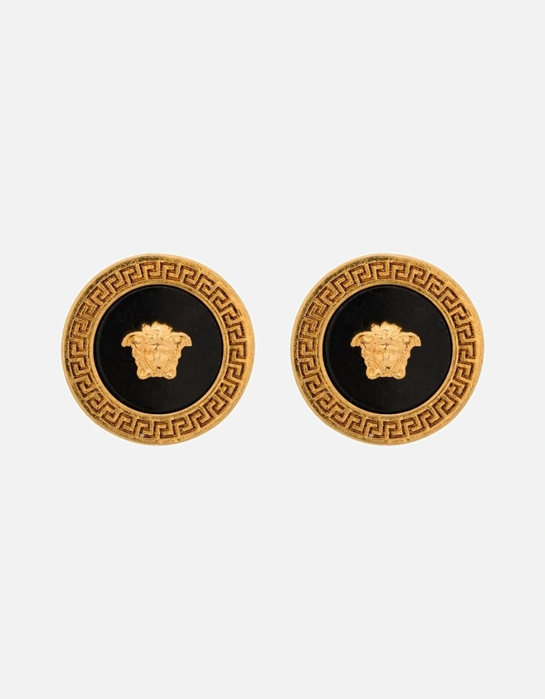 Circular Medusa Earrings Gold, 4 of 3