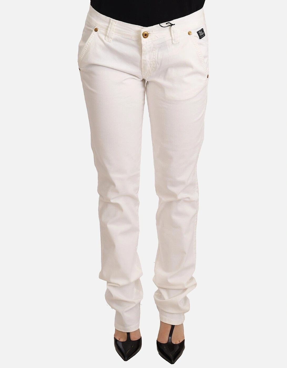 White Cotton Trousers Casual Style, 7 of 6