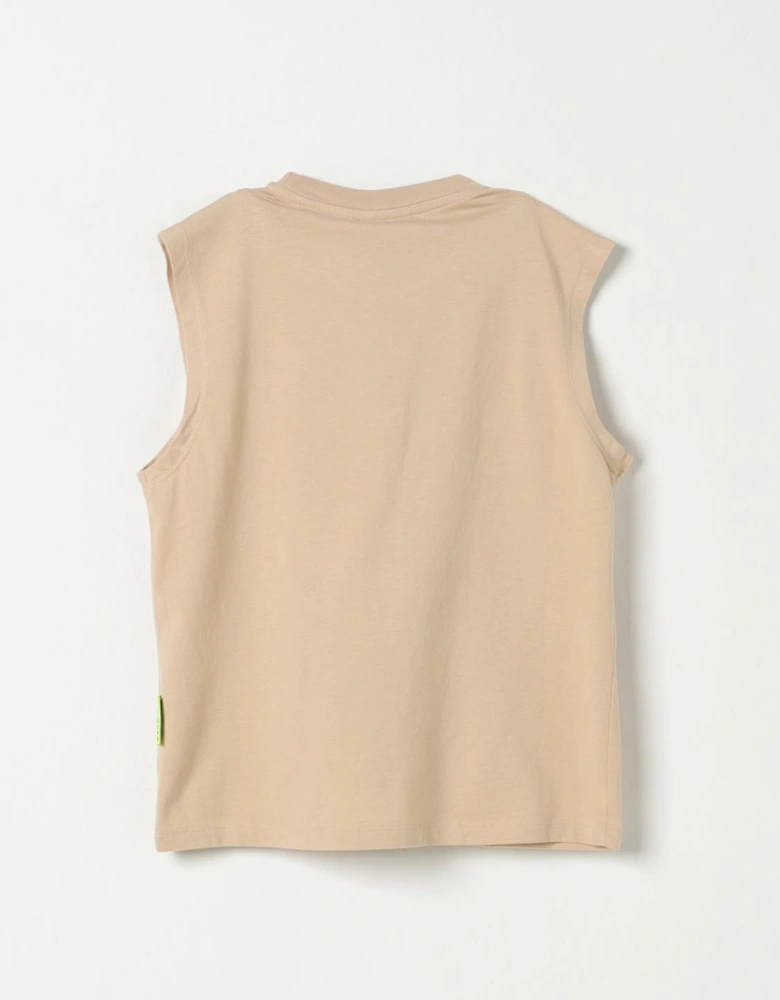 Kids Sleeveless Cotton Shirt