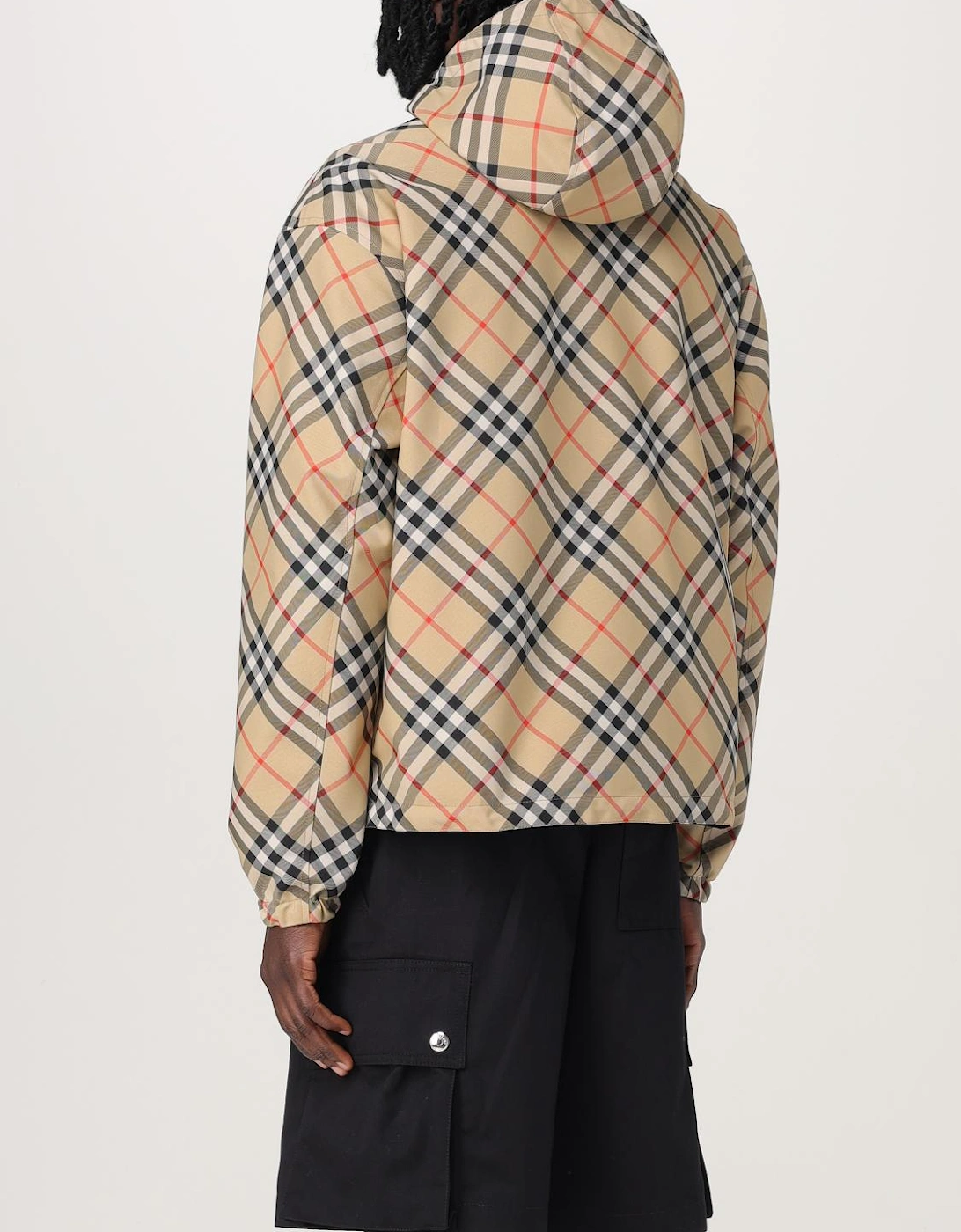 Hooded Check Jacket WaterResistant