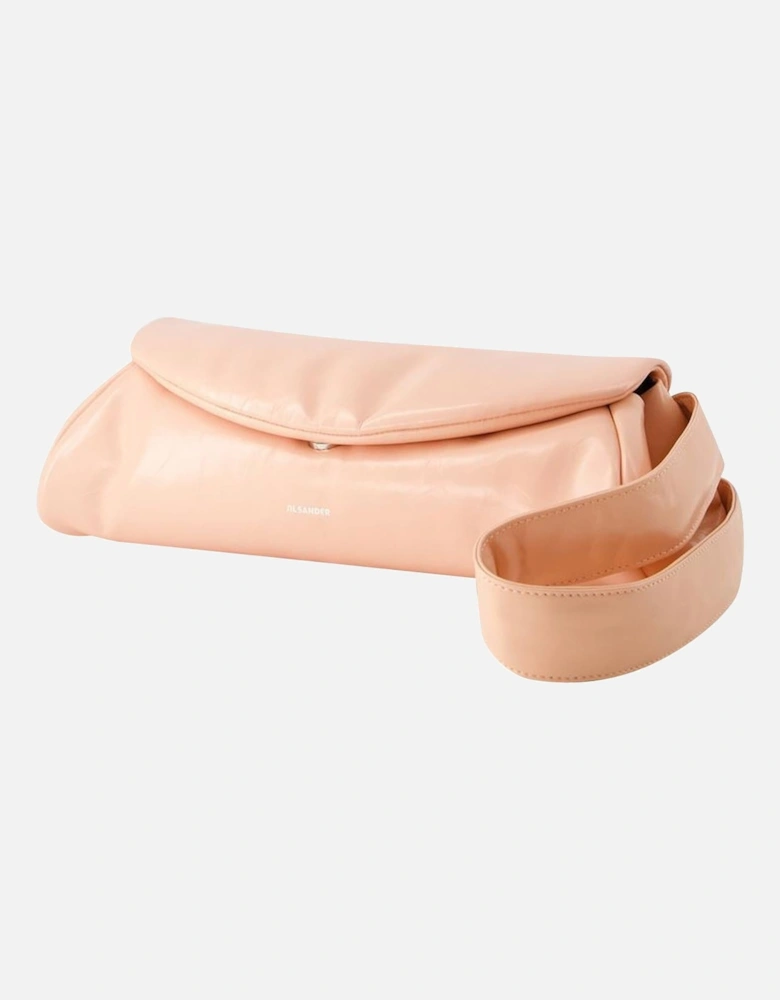Padded Leather Hobo Bag with Adjustable Strap