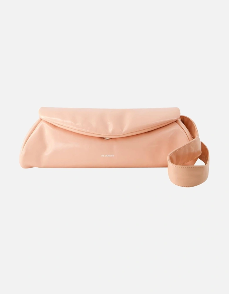 Padded Leather Hobo Bag with Adjustable Strap