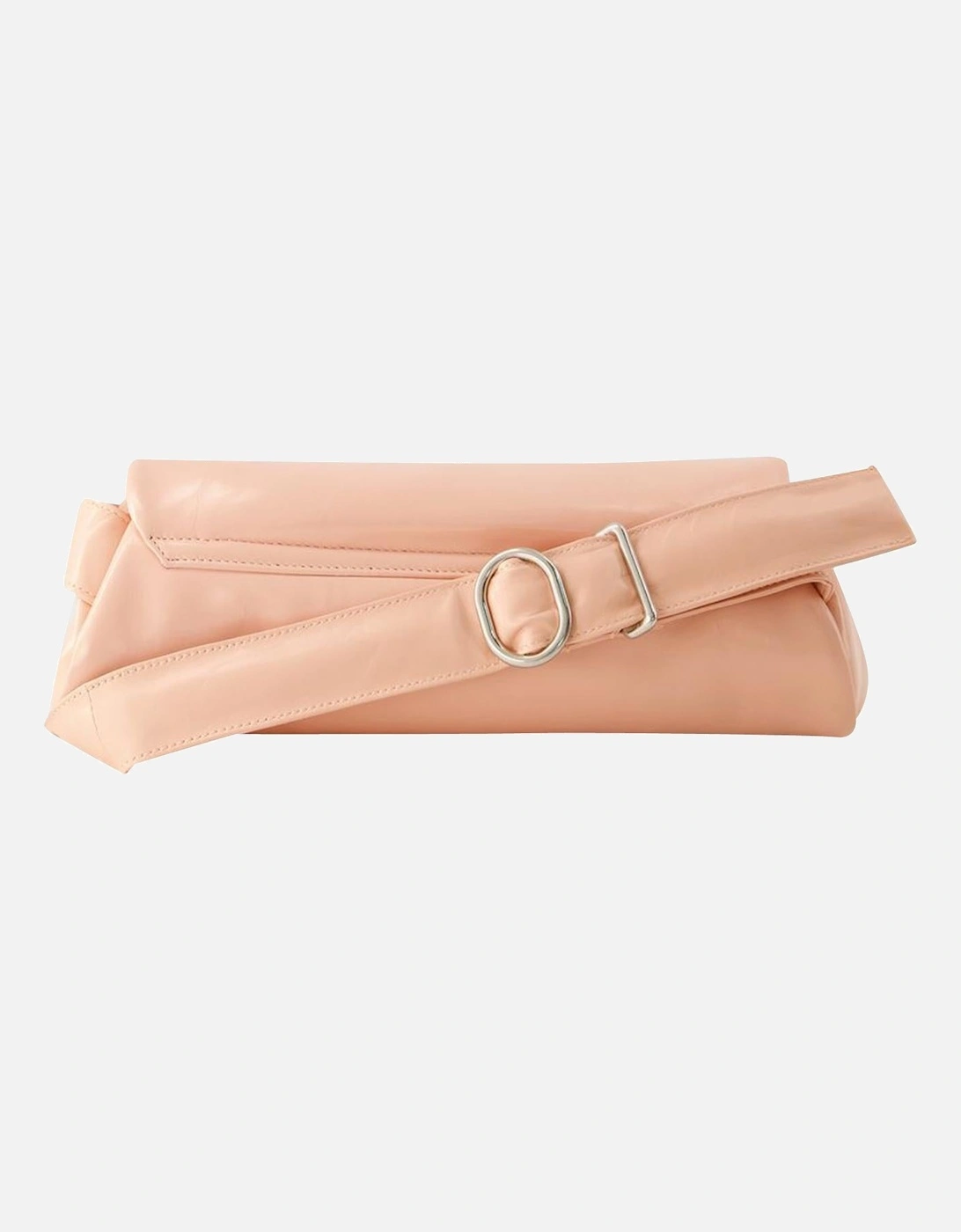 Padded Leather Hobo Bag with Adjustable Strap