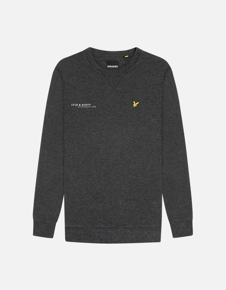 Co-Ordinate Print Crewneck Sweatshirt
