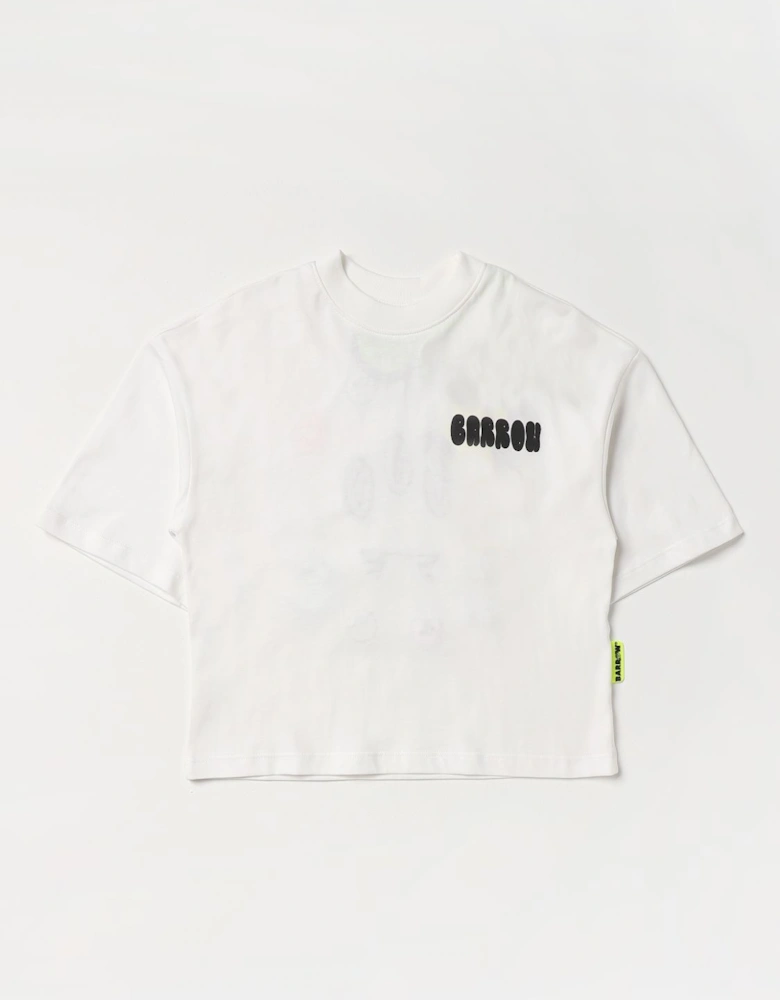 Kids Crop Top Short Sleeves