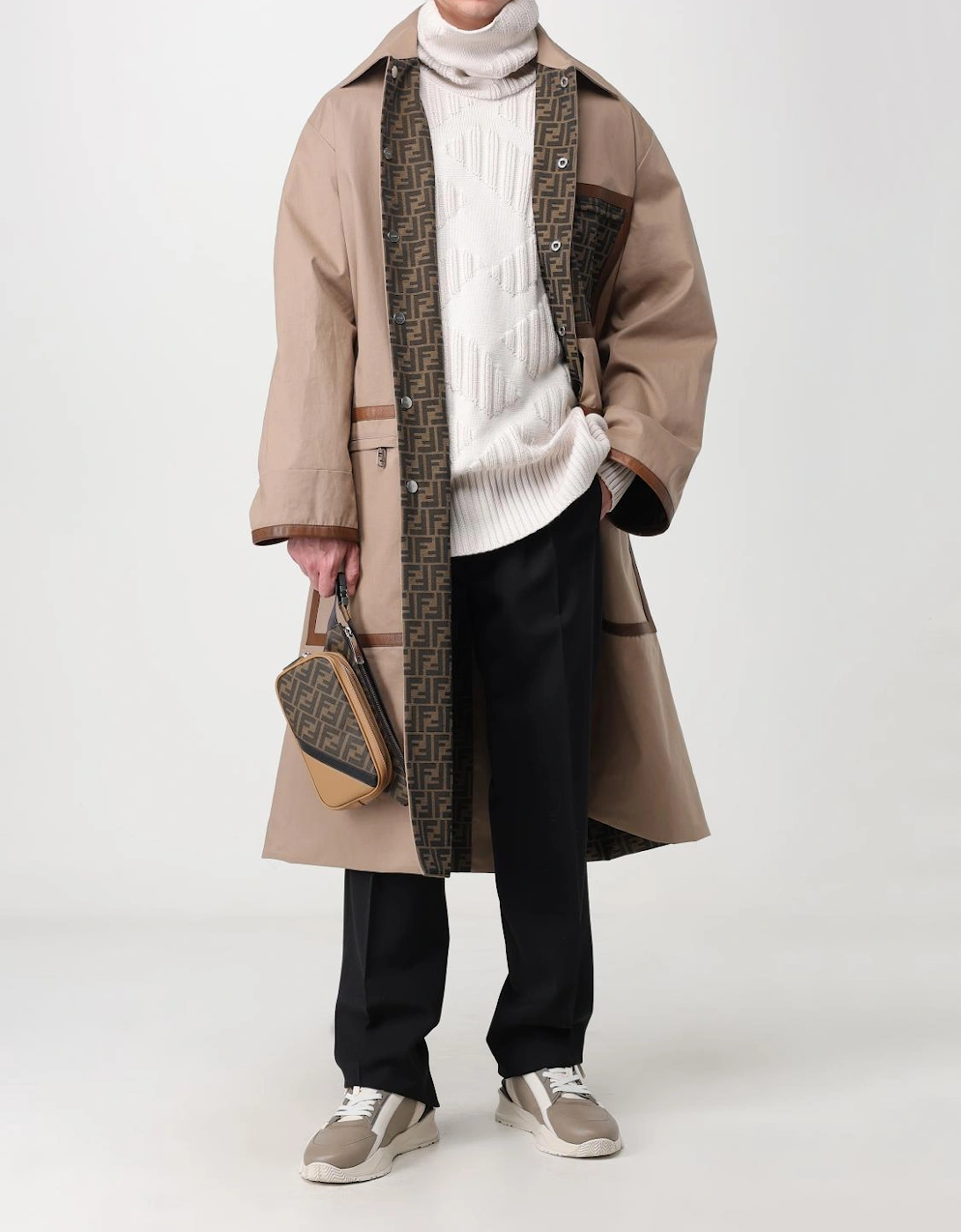 Long Coat Leather Detail, 6 of 5