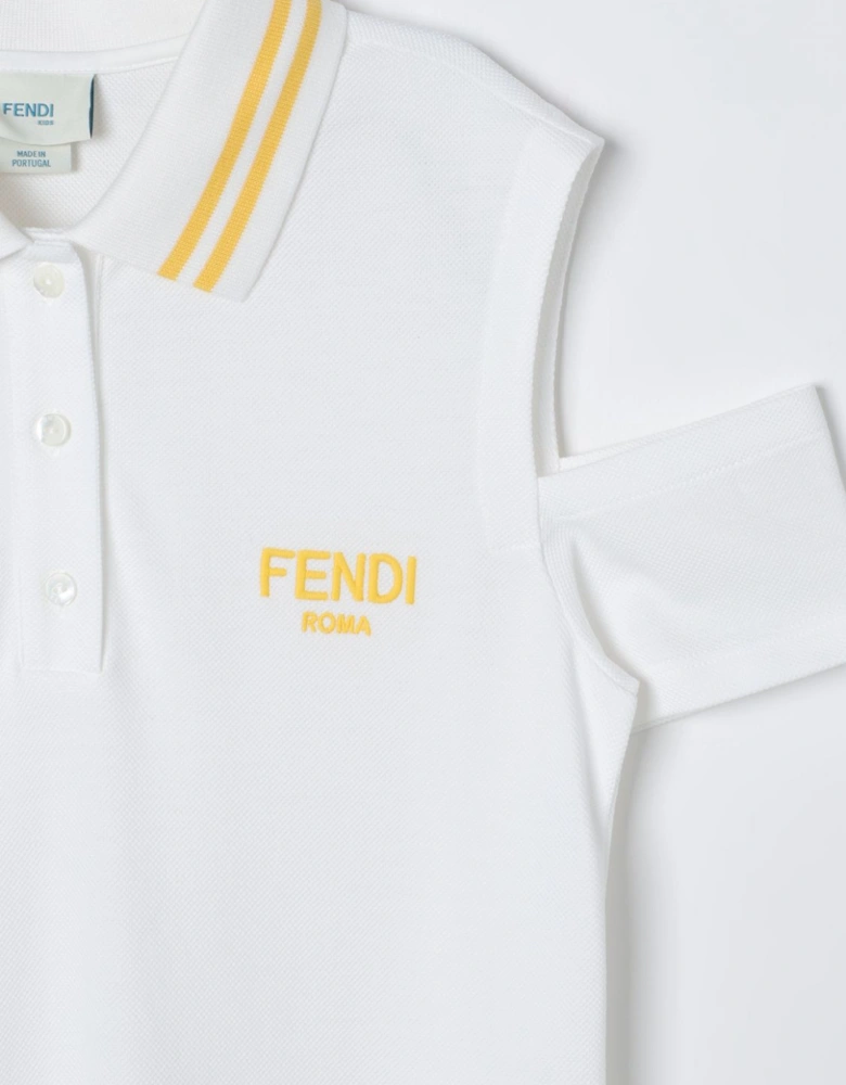 Kids ColdShoulder Polo Dress